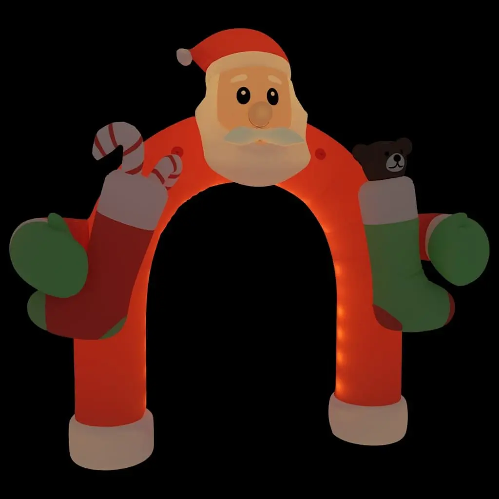 Inflatable Christmas Arch Gate Outdoor Holiday Decoration 320cm LED Lights