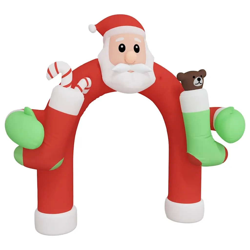 Inflatable Christmas Arch Gate Outdoor Holiday Decoration 320cm LED Lights