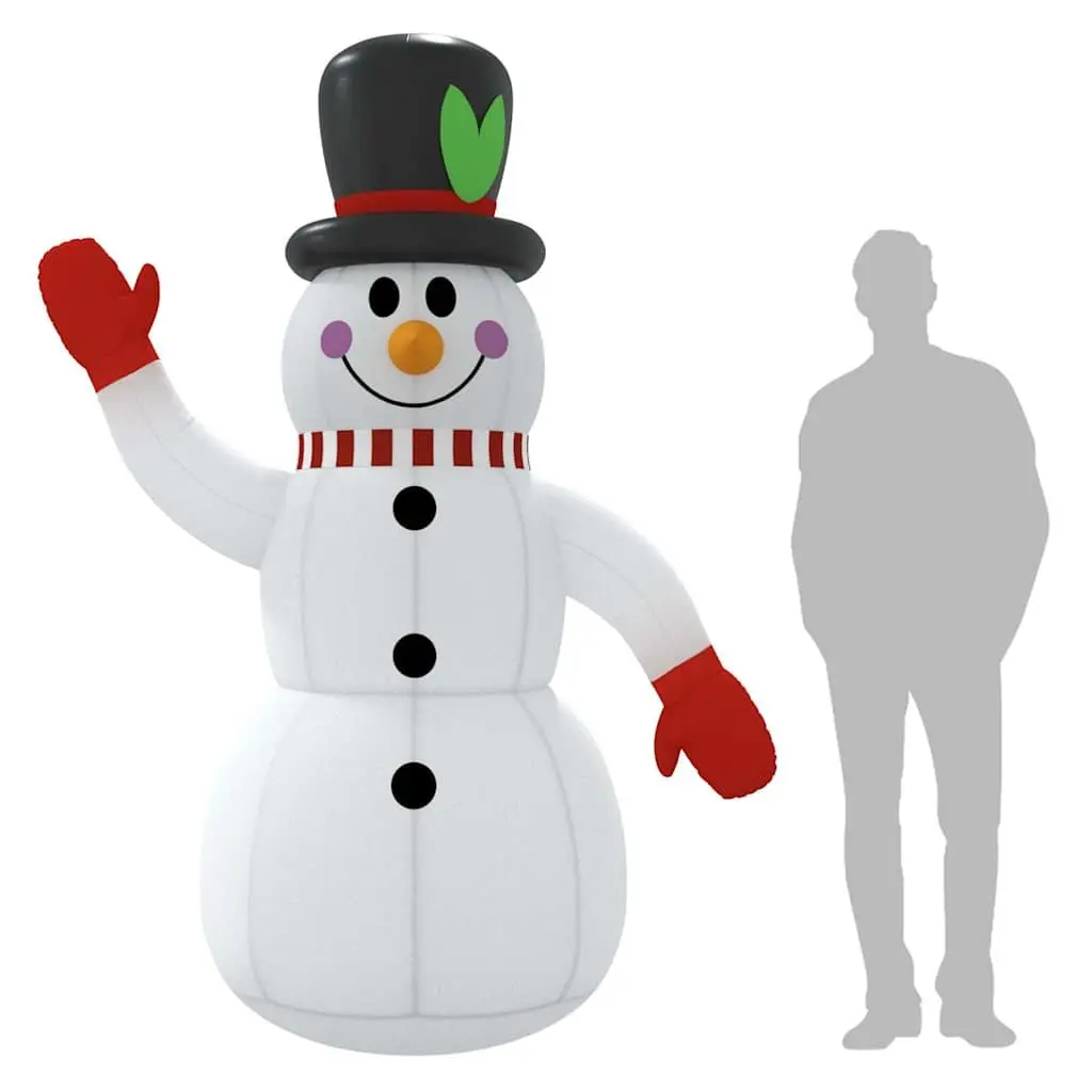 Inflatable Snowman Decoration Christmas 240cm LED Lights