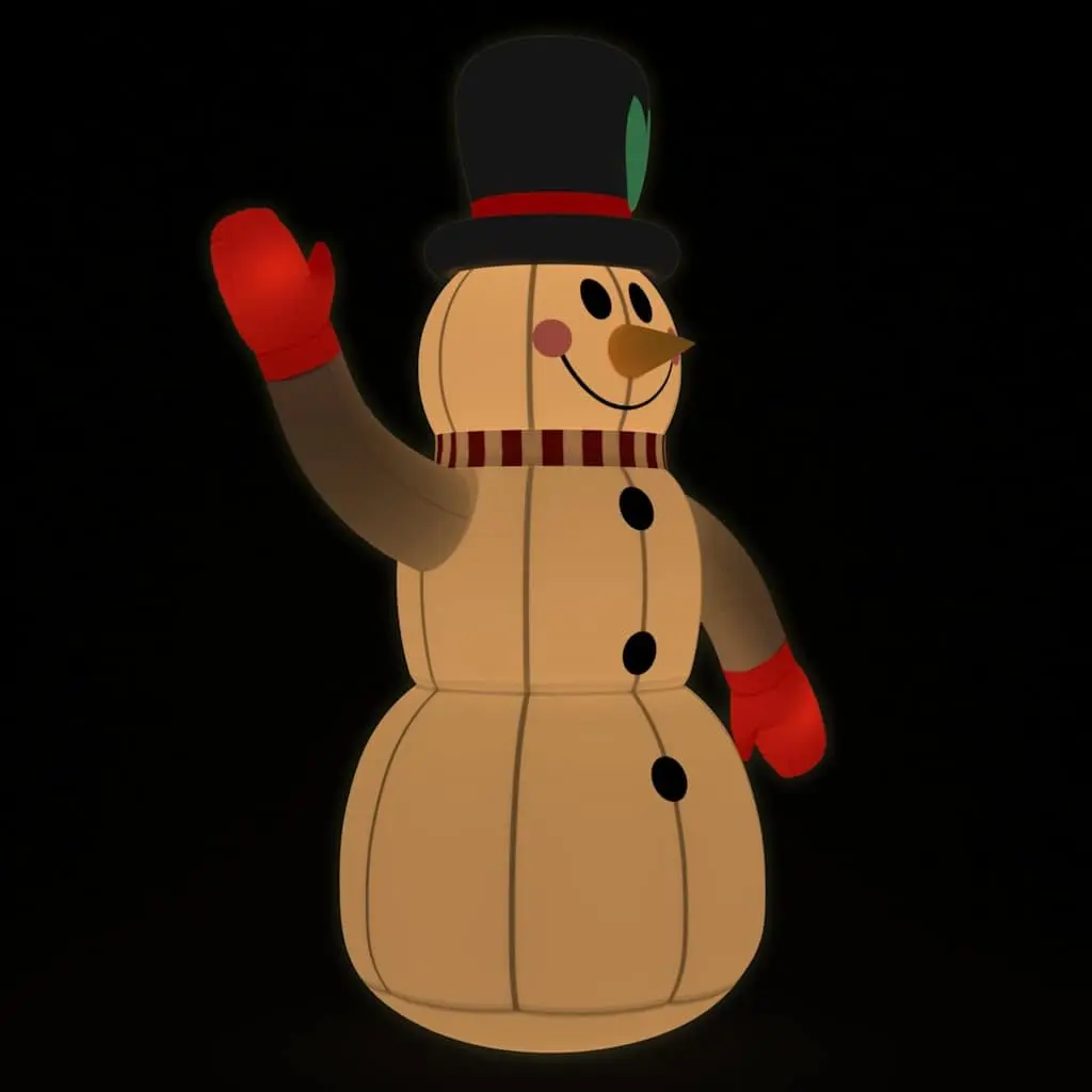 Inflatable Snowman Christmas Decoration 300cm LED Lights Outdoor Garden