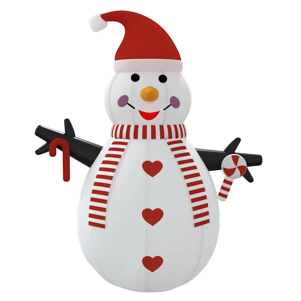 Inflatable Snowman Christmas Decoration 360cm Outdoor Holiday LED Lights