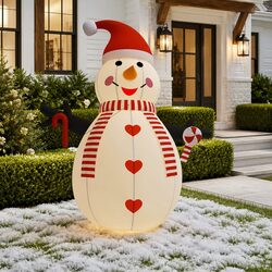Inflatable Snowman - 460cm with Practical Features