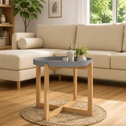 Comfortable and Practical Grey Coffee Table