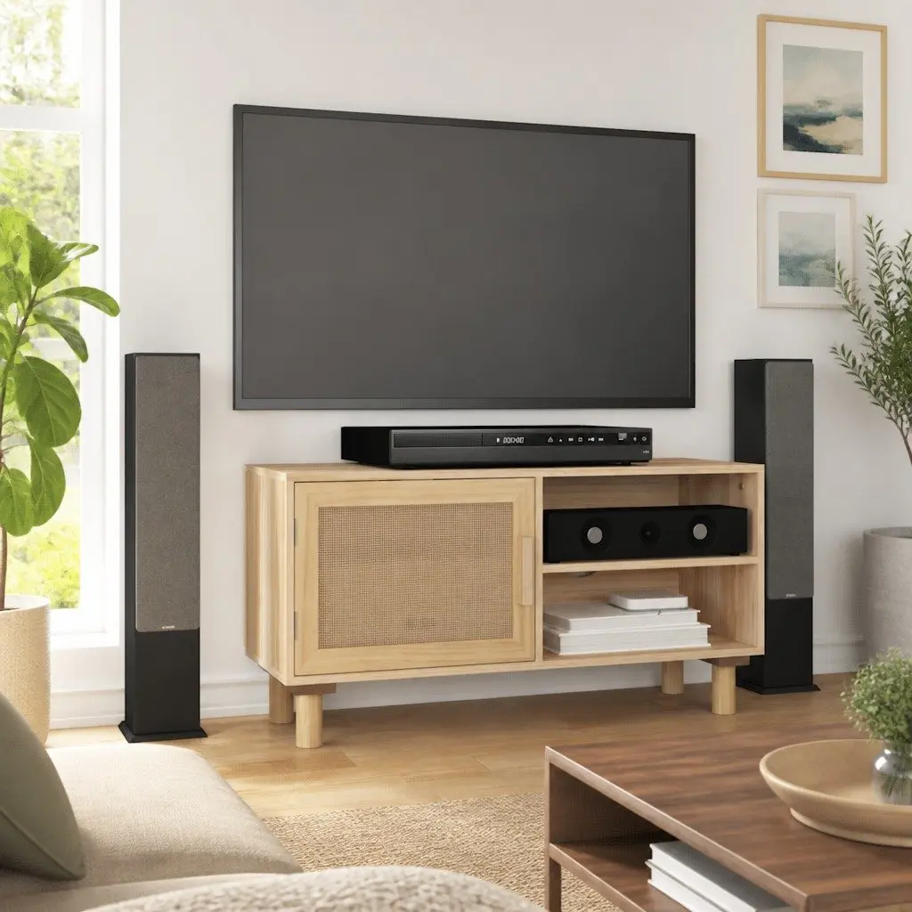 Brown Storage TV Cabinet