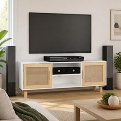 White TV Cabinet 105x30x40 cm: Practical and Stylish Storage