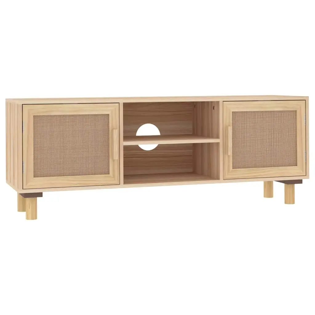 TV Cabinet Storage Compartment 105cm Brown