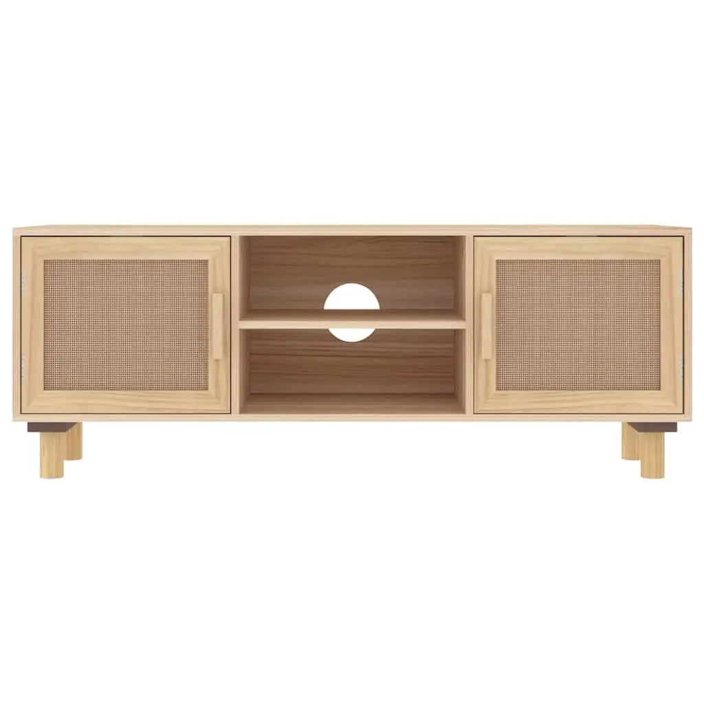 TV Cabinet Storage Compartment 105cm Brown