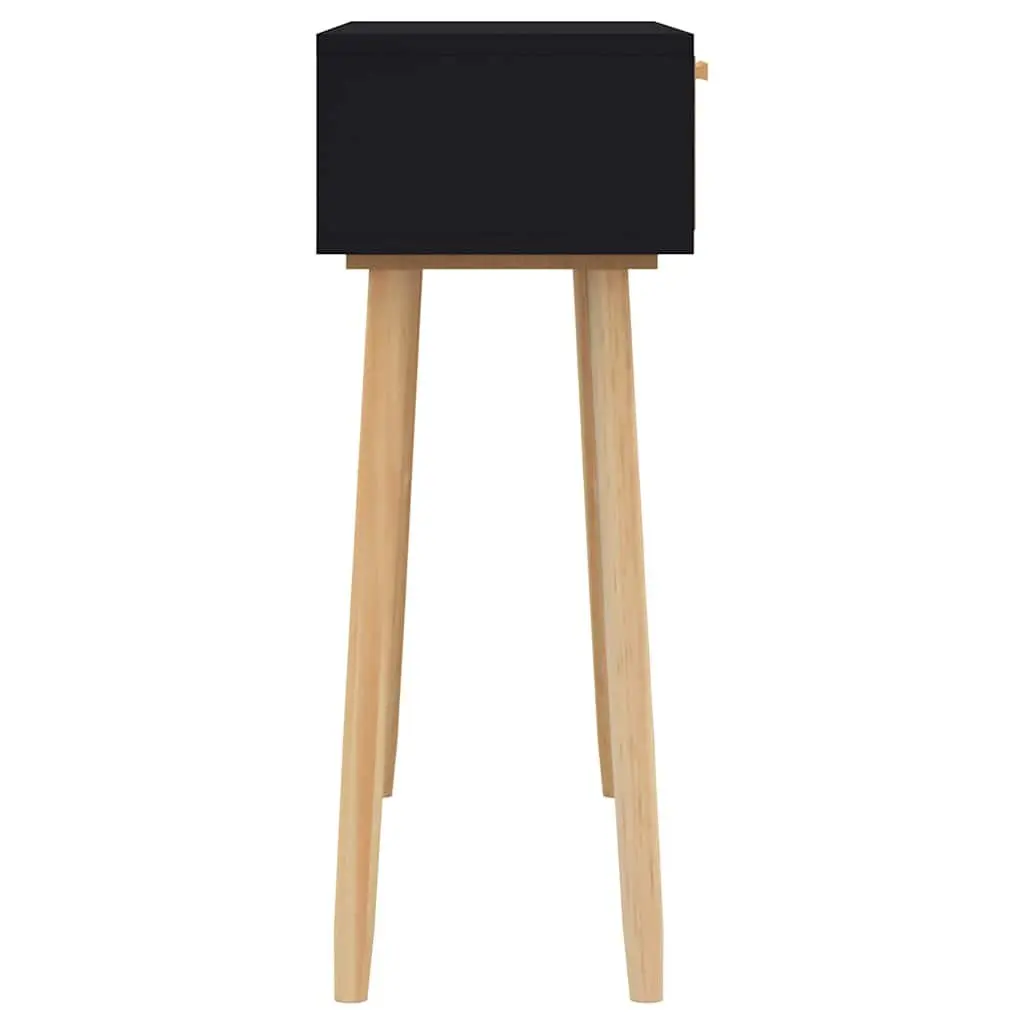 Console Table Black 80x30x75 cm Hallway Entryway Accent Side Table