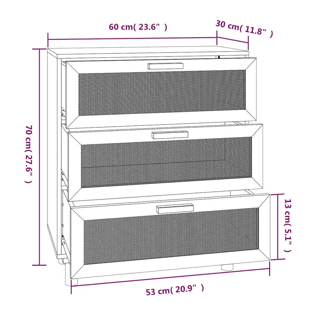 White Sideboard with Storage Drawers