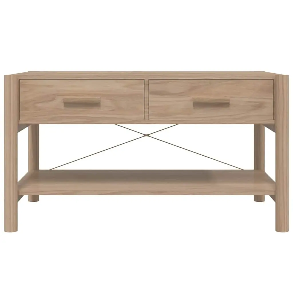 Coffee Table with Storage Brown Engineered Wood Side Table Home Furniture Décor