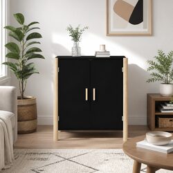 Reliable Black Sideboard Cabinet with Ample Storage