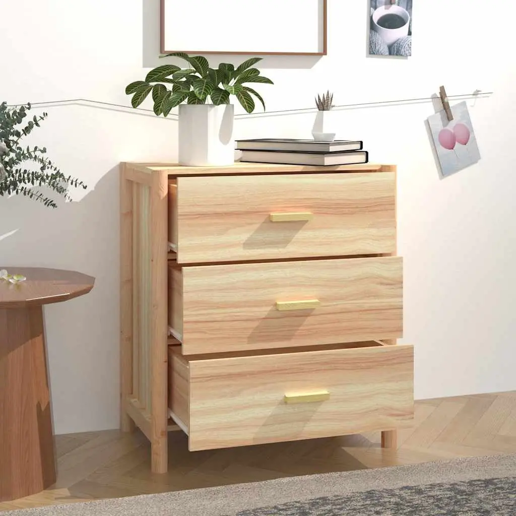 Sideboard Storage Cabinet 62x38x70 cm Brown Engineered Wood Home Furniture