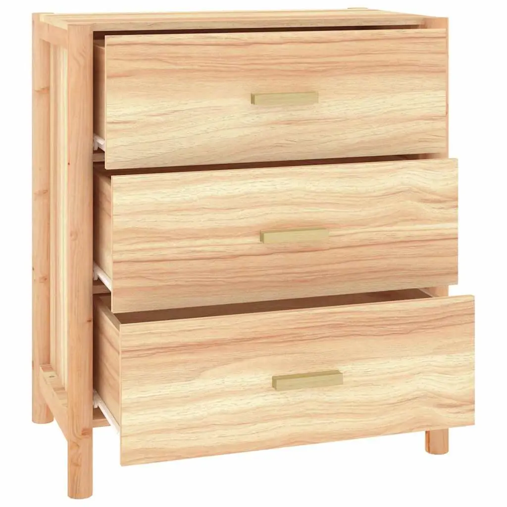 Sideboard Storage Cabinet 62x38x70 cm Brown Engineered Wood Home Furniture
