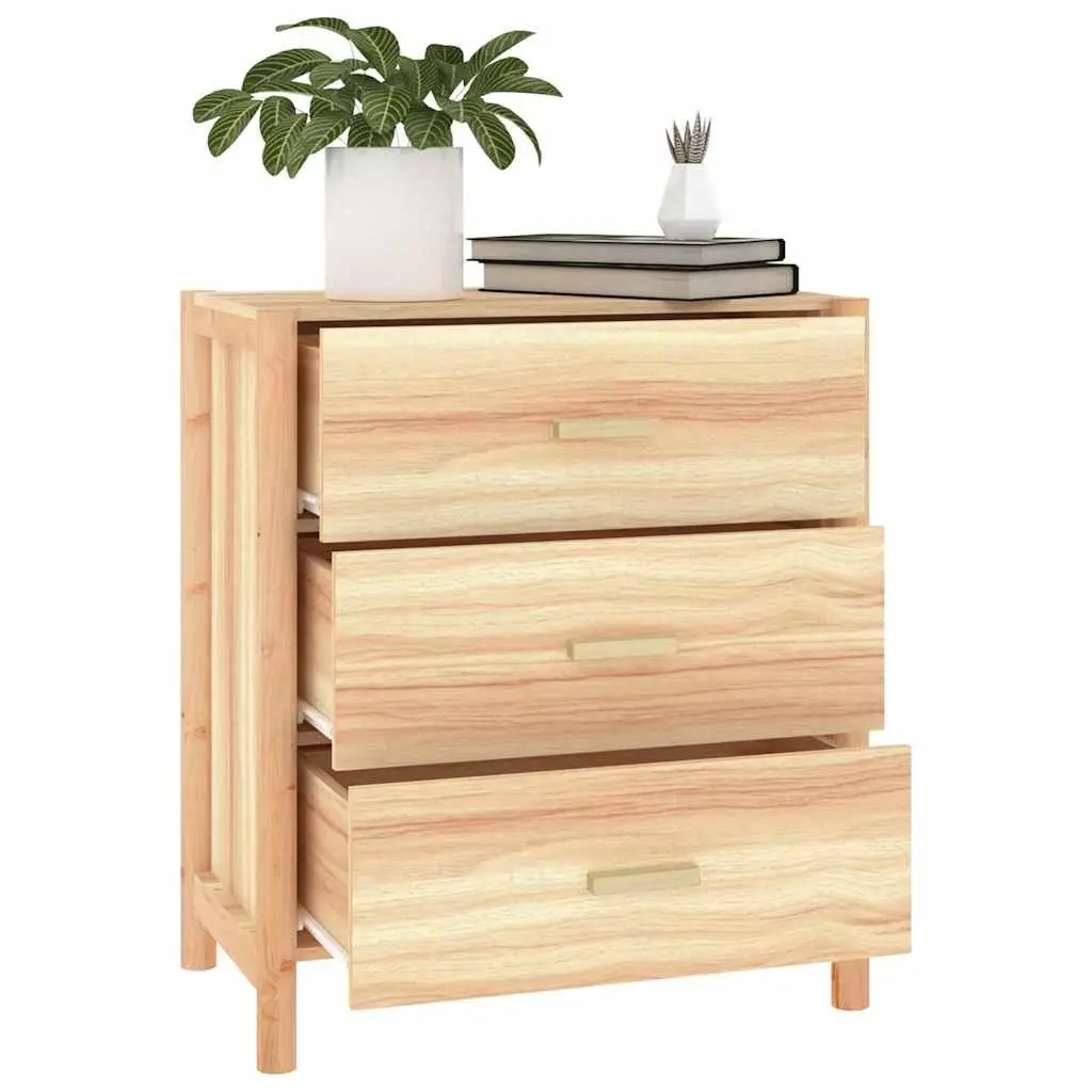 Sideboard Storage Cabinet 62x38x70 cm Brown Engineered Wood Home Furniture