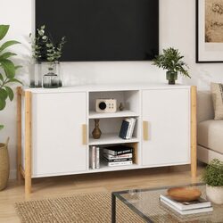 Reliable White Sideboard with Ample Storage
