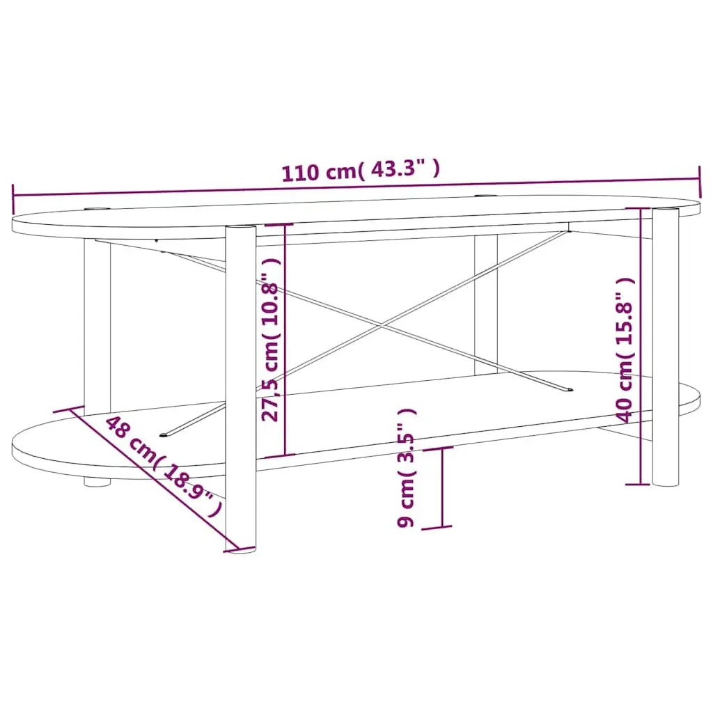 White Coffee Table with Ample Storage