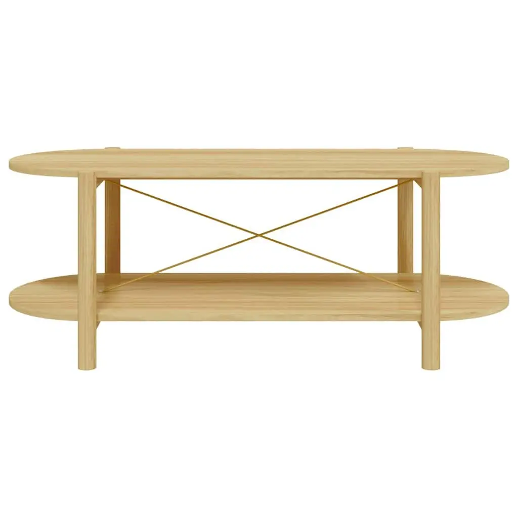 Coffee Table Storage 110x48x40 cm Brown Engineered Wood