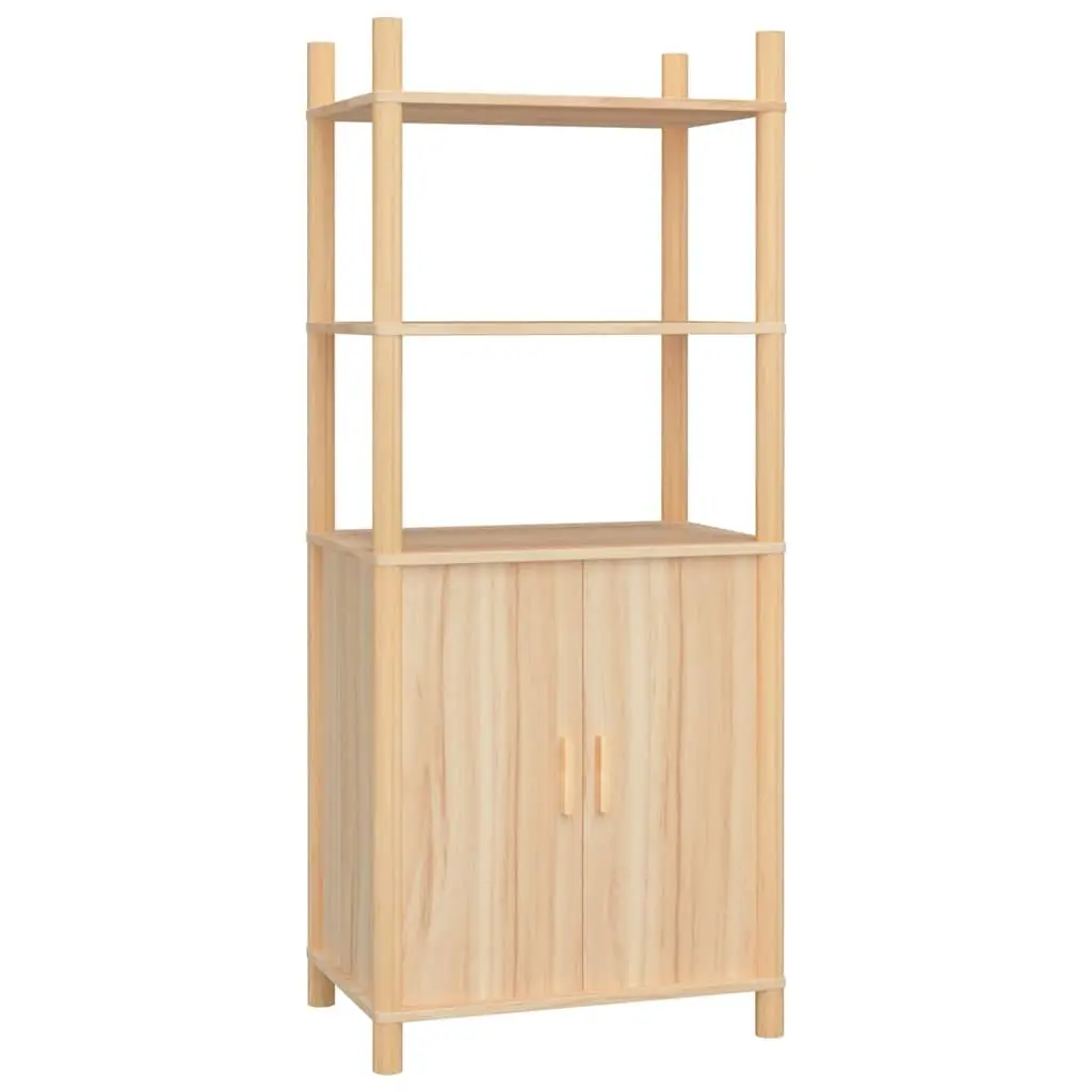 Highboard Storage Cabinet 60x40x141cm Brown Engineered Wood