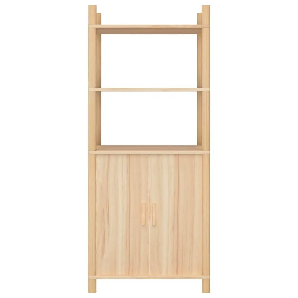 Highboard Storage Cabinet 60x40x141cm Brown Engineered Wood