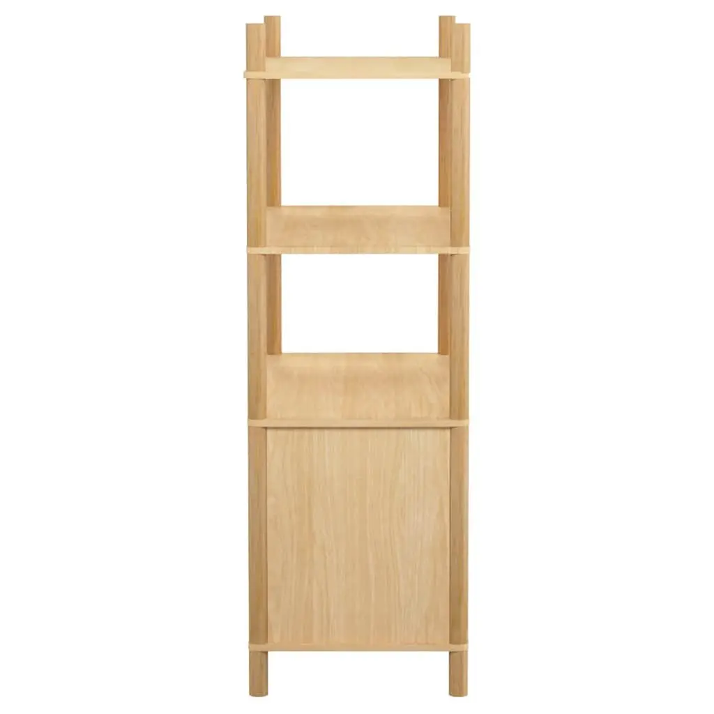 Highboard Sideboard Cabinet Storage 80x40x121cm Brown Engineered Wood
