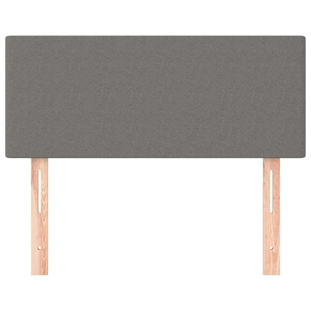 Headboard Dark Grey 100cm Fabric Adjustable Height Bedroom Bed Support