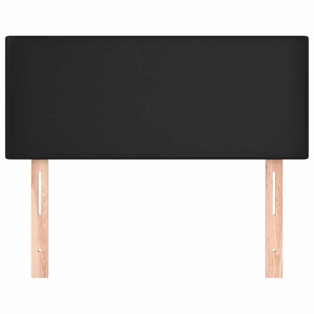 Faux Leather Headboard Adjustable Height 100cm Black Bedroom Bed Head Support