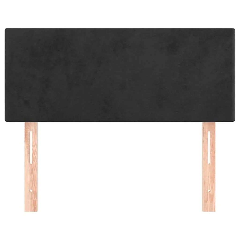 Black Velvet Headboard