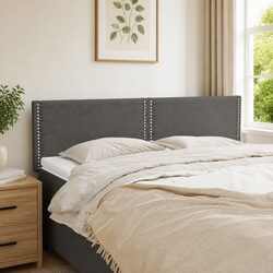 Reliable Dark Grey Upholstered Headboard for Your Bedroom
