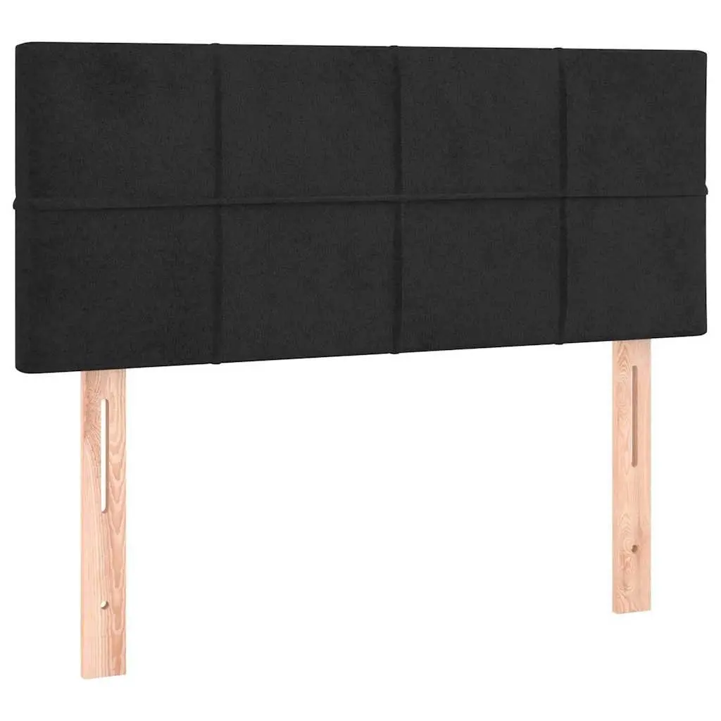 Headboard Velvet Black 100 cm Upholstered Bed Bedroom Furniture