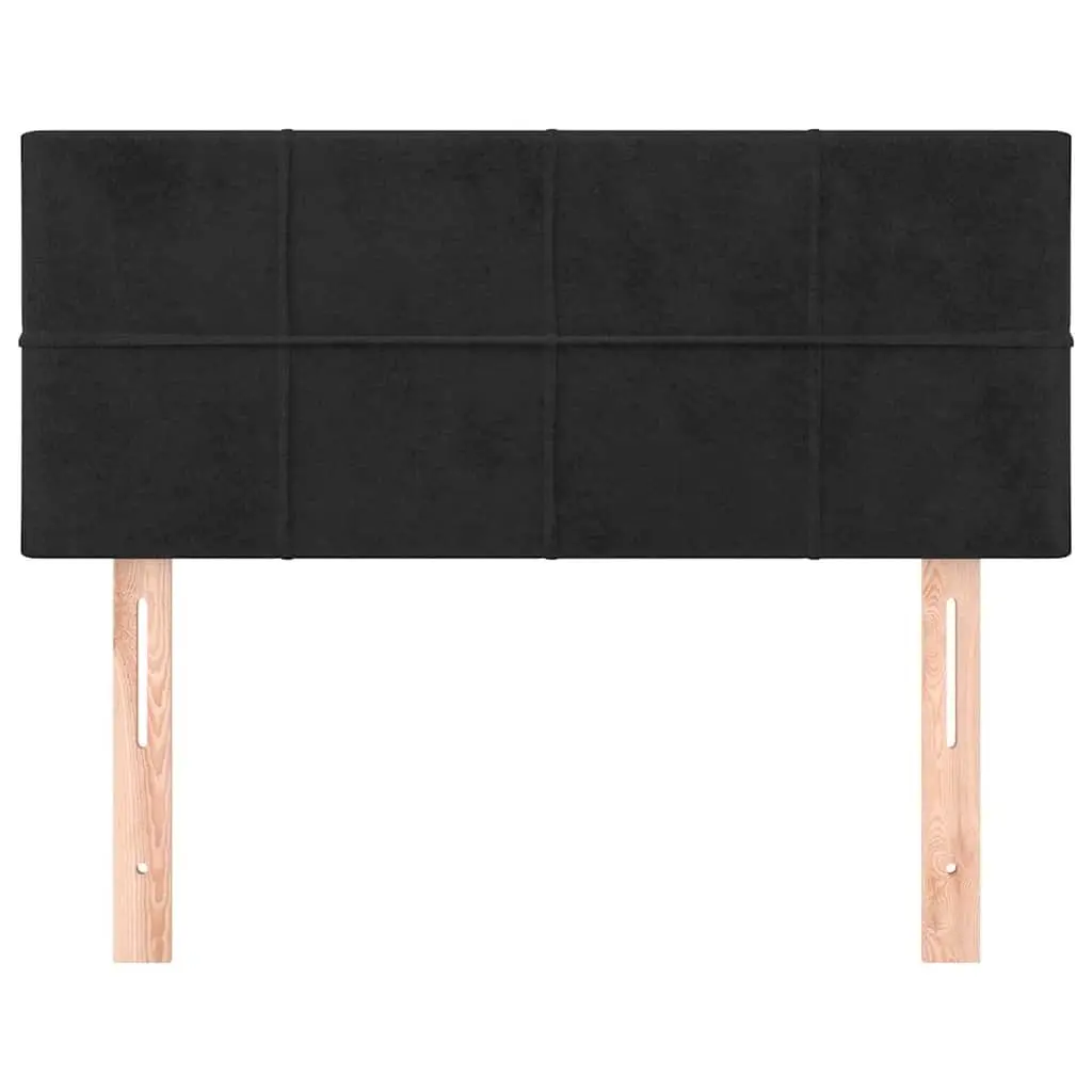 Headboard Velvet Black 100 cm Upholstered Bed Bedroom Furniture
