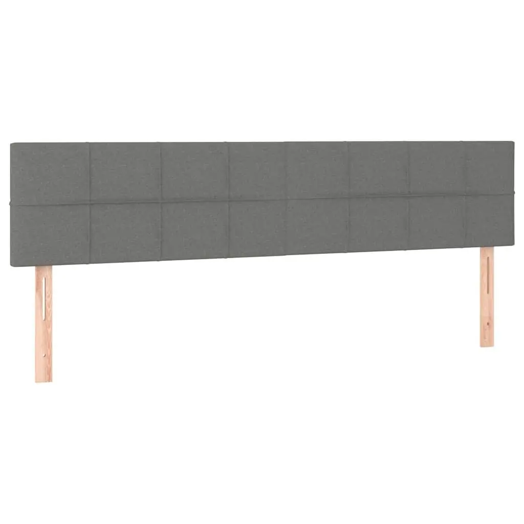 Grey Headboard with Support 160x5x78/88 cm