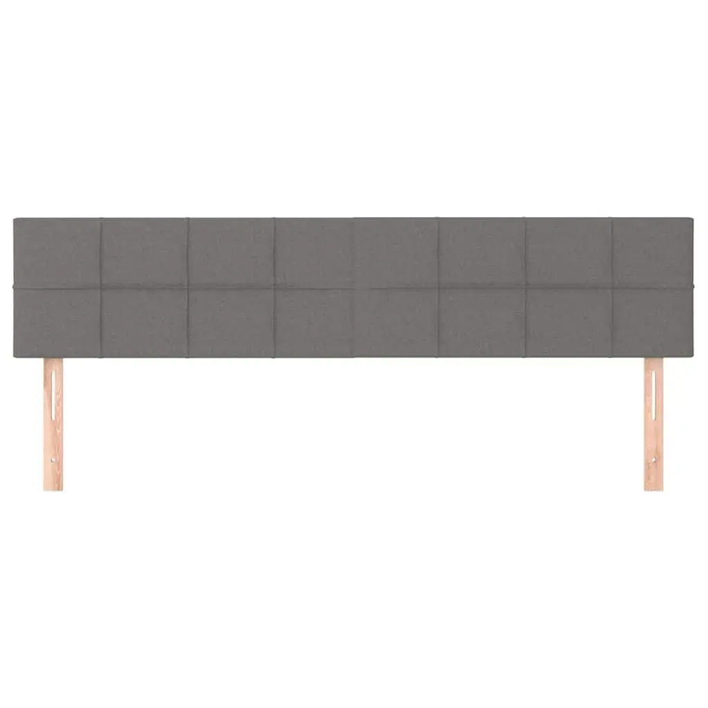 Grey Headboard with Support 160x5x78/88 cm