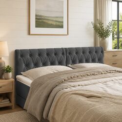 Dark Grey Headboard: Quality Meets Practical Design