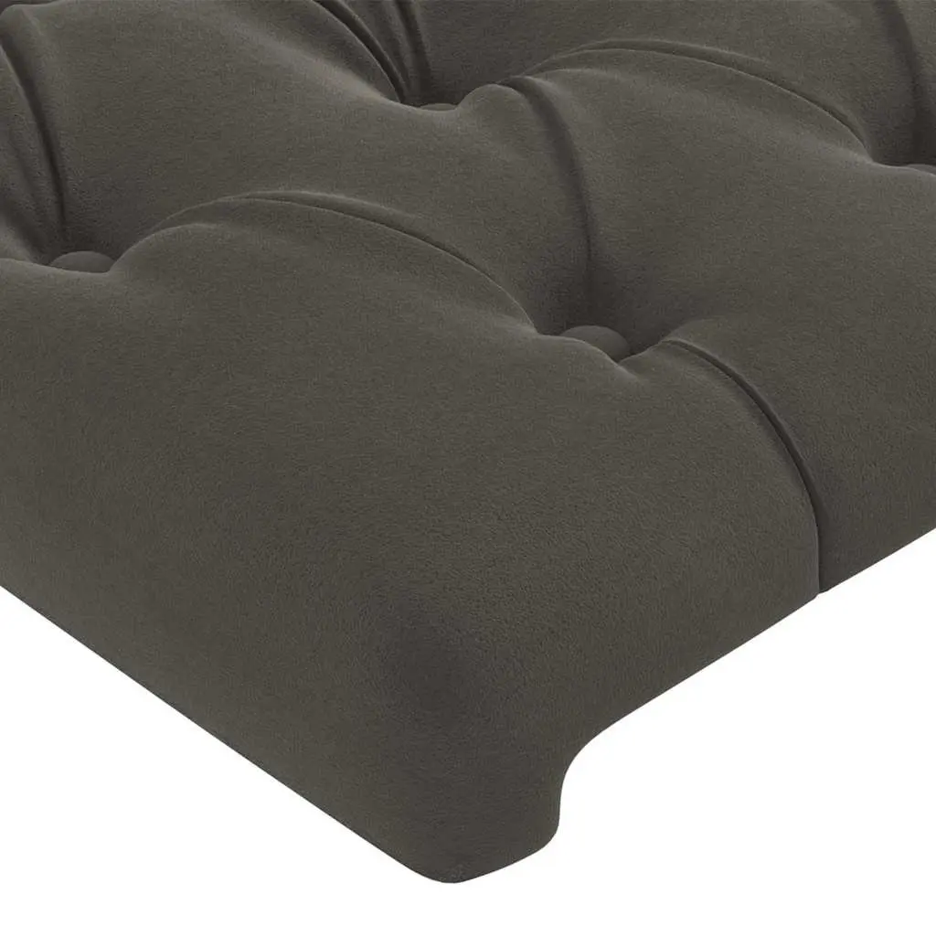 Headboard Dark Grey 160x7x78/88 cm Bedroom Furniture Bed Back Support