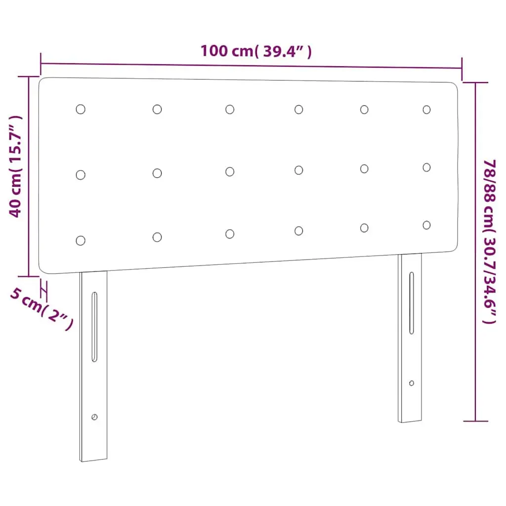 Dark Grey Headboard, Easy to Assemble