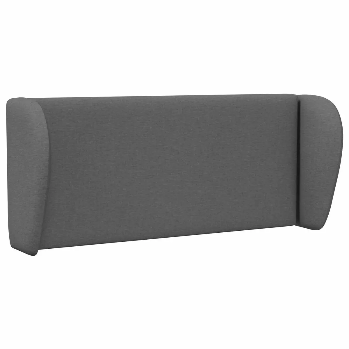 Headboard Modern Dim Grey Fabric 40 x 23 x 6 cm Bedroom Furniture
