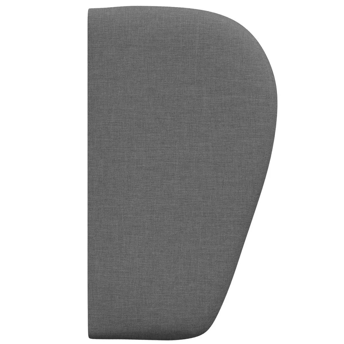 Headboard Modern Dim Grey Fabric 40 x 23 x 6 cm Bedroom Furniture