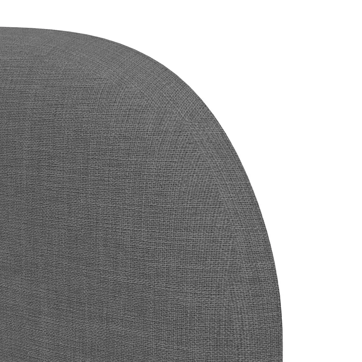 Headboard Wave Ear Modern Bedroom Dim Grey Fabric Upholstered Elegant Design