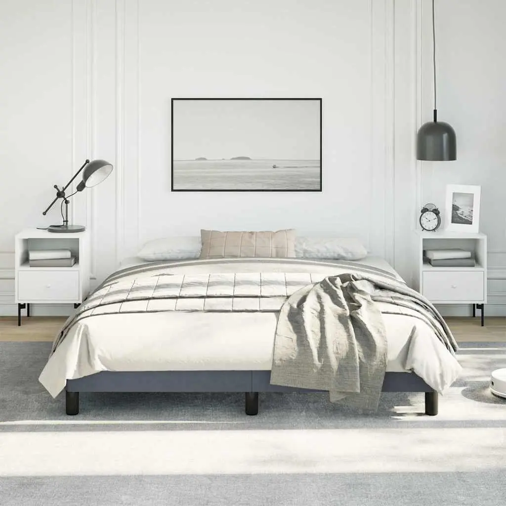 Grey Velvet Queen Bed Frame for Lasting Comfort