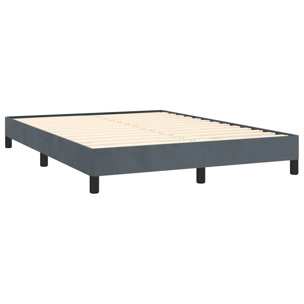 Grey Velvet Queen Bed Frame for Lasting Comfort