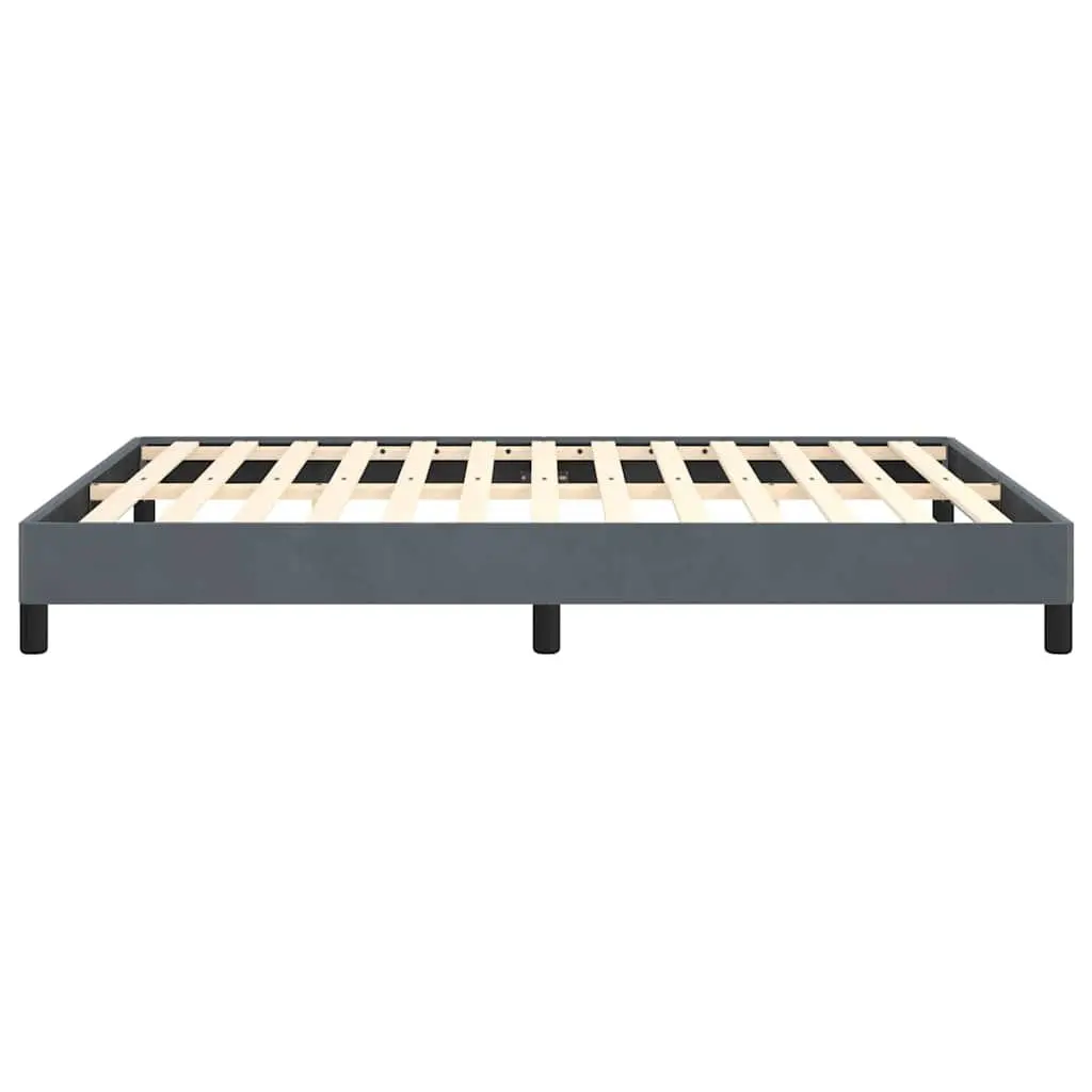Grey Velvet Queen Bed Frame for Lasting Comfort