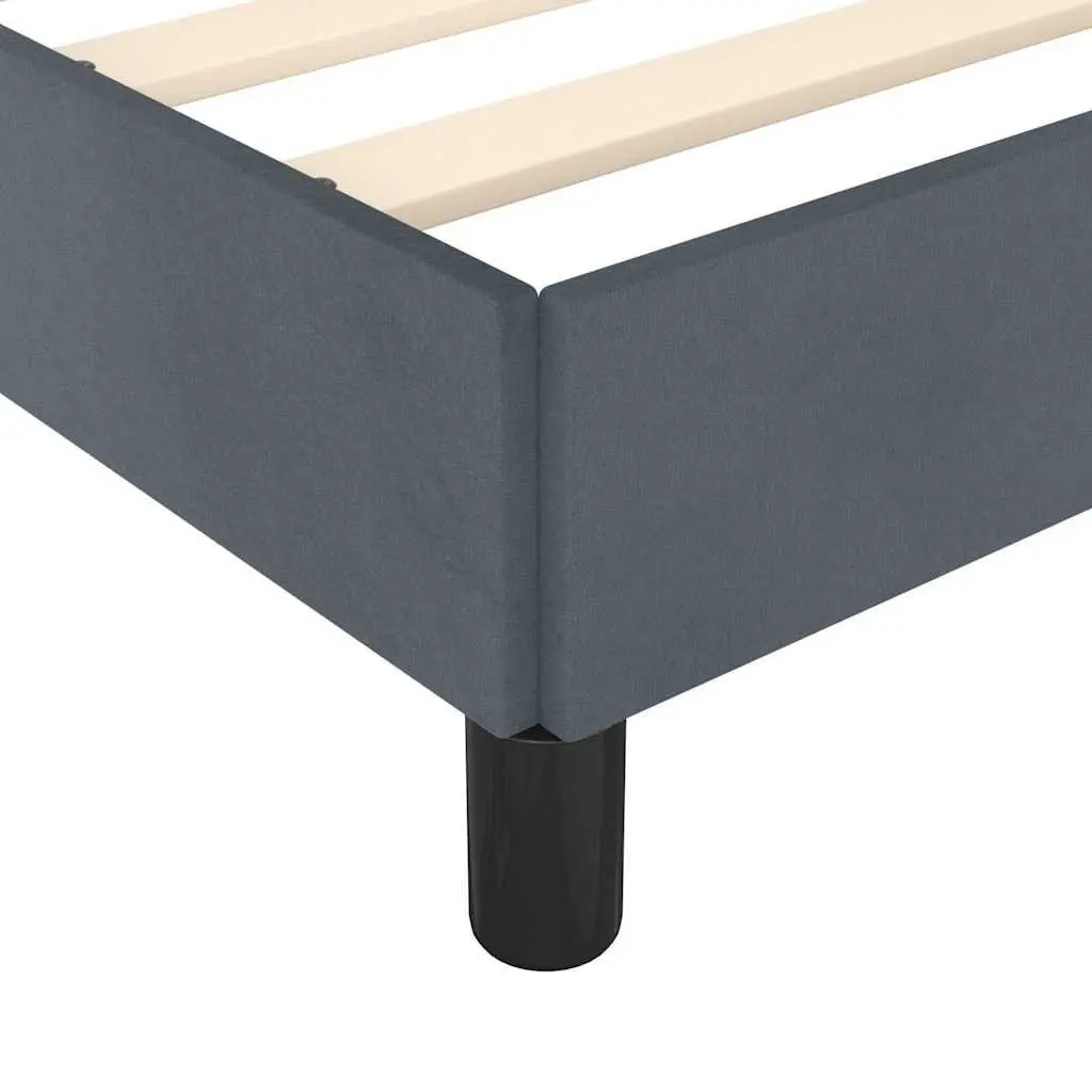 Grey Velvet Queen Bed Frame for Lasting Comfort