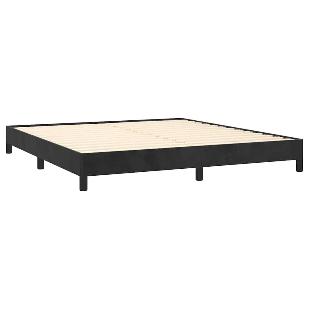 Black Velvet Queen Bed Frame