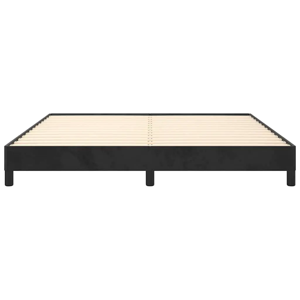 Black Velvet Queen Bed Frame