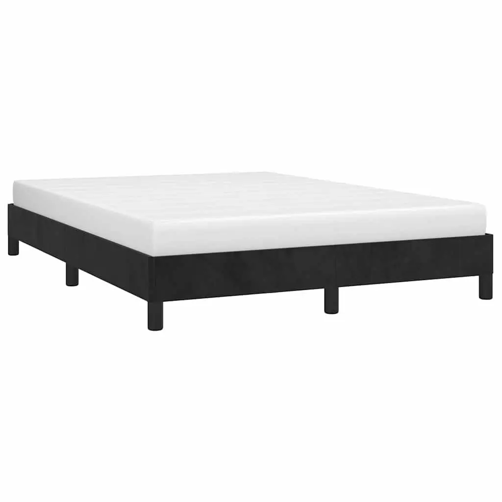 Black Velvet Queen Bed Frame