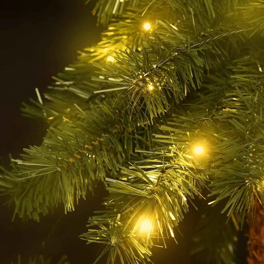 Artificial Christmas Tree 120cm LED Lights Green Indoor Holiday Decoration