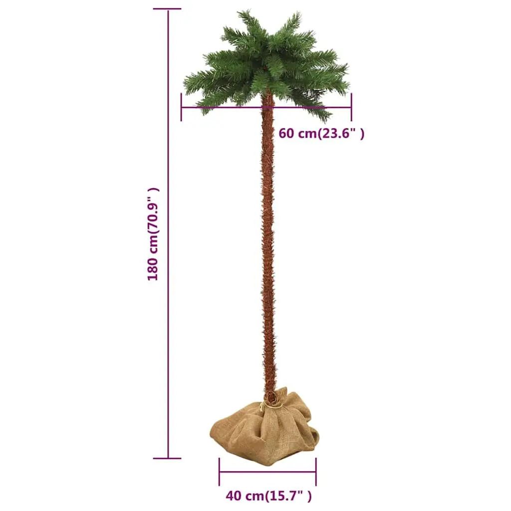Artificial Christmas Tree 180cm Green LED Lights Holiday Decor