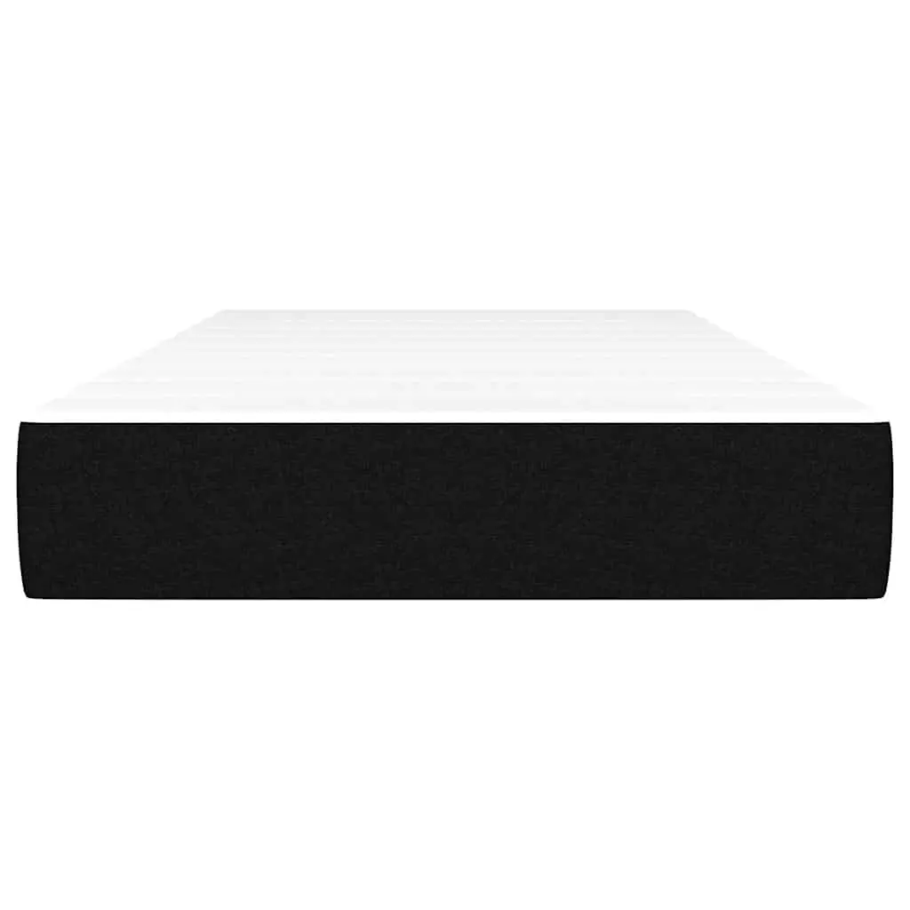 Pocket Spring Bed Mattress Medium Black 90x190x20cm Fabric Sleep Support