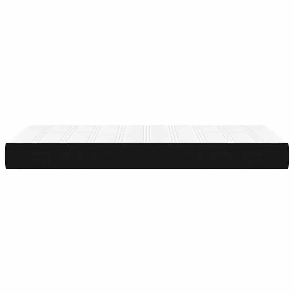 Pocket Spring Bed Mattress Medium Black 90x190x20cm Fabric Sleep Support