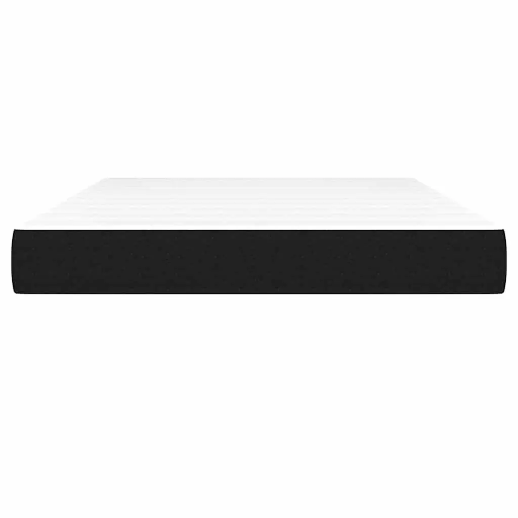 Pocket Spring Bed Mattress Medium Firmness 137x190x20 cm Black